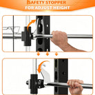 Smith Machine Home Gym, 2200LB Power Cage with Dual Pulley Cable Systems, LAT Pull-Down, Leg Hold-Down & 20+ Attachments for Full Body Workouts