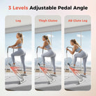 Stair Stepper for Home Gym, Foldable Vertical Climber Workout Machine, 3 Levels of Adjustable Resistance, 300 Lbs Capacity Cardio Machine, LCD Monitor, Extended and Widened Anti-Slip Footrests